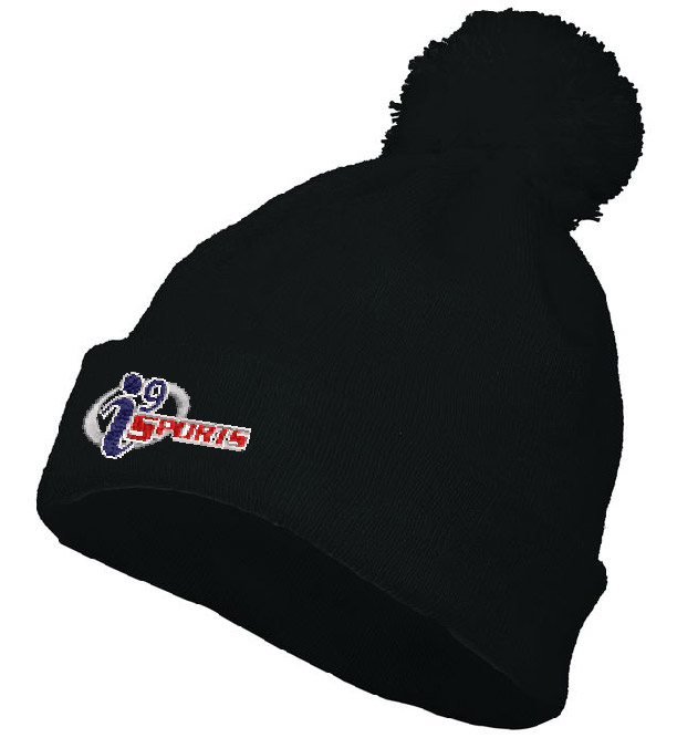 Sports beanie hats on sale with pom